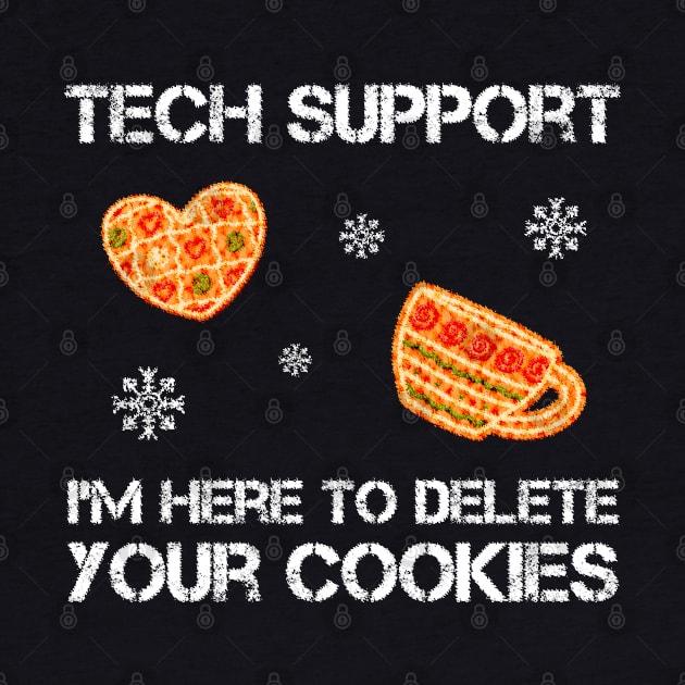Tech Support Computer Program Funny Christmas by Clawmarks
